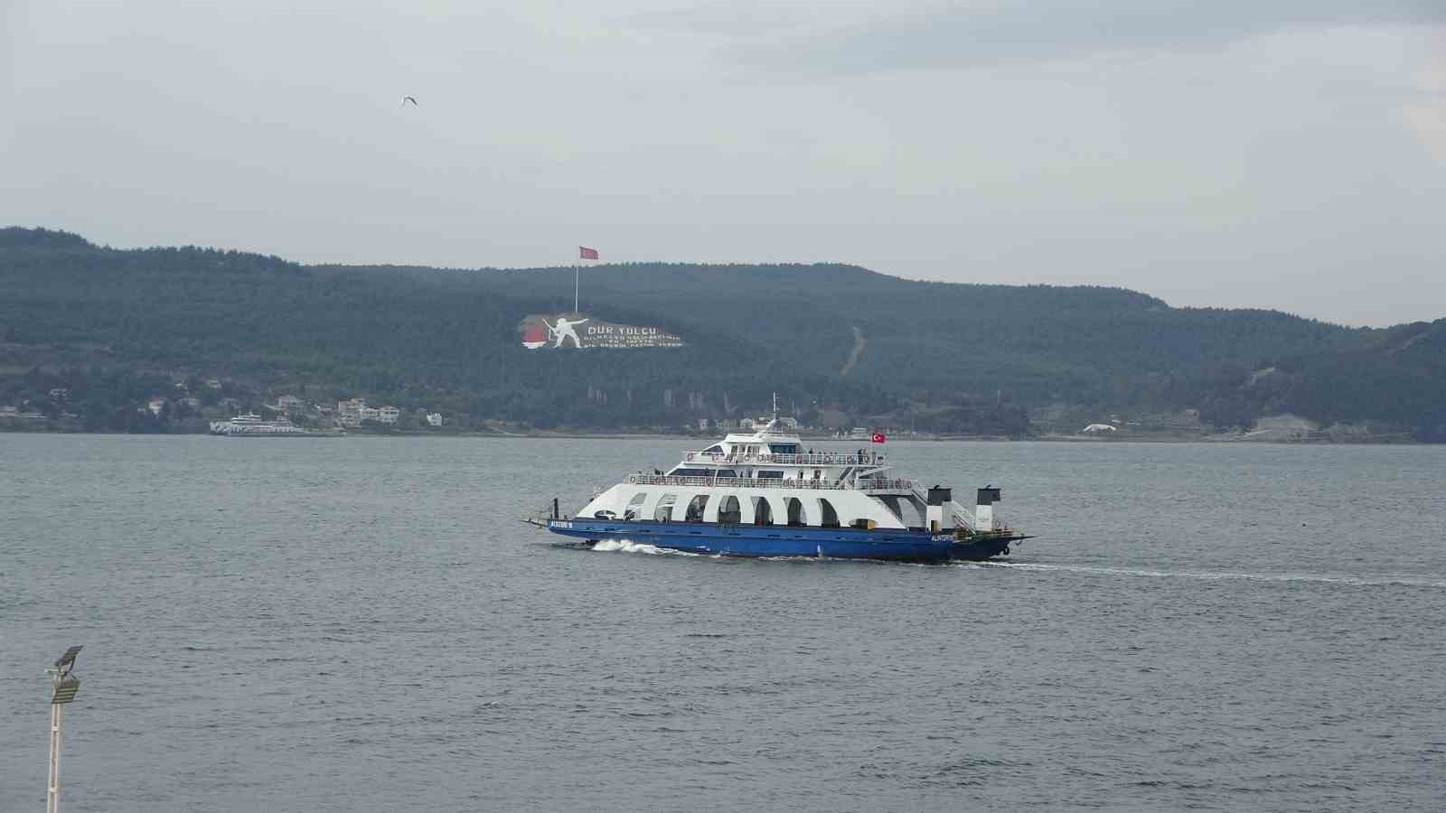 Gökçeada ve Bozcaada’ya yarınki feribot seferlerine fırtına engeli 